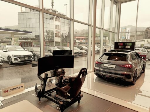 Immersive Sim Racing Rig für Audi Ausstellung