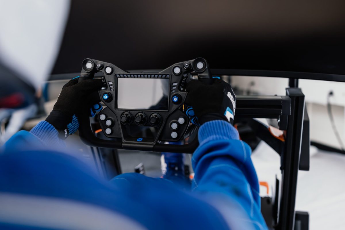 Sim Racing Rennsimulator in Aktion